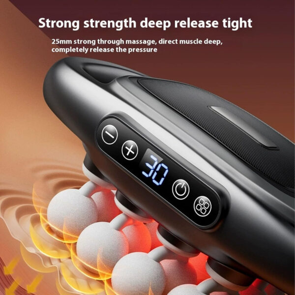689365cc27b10b77130ea1de463f3e42e6e44af40ccb7631708ba.jpg 16-Head Massage Gun Set with 30 Levels & 3 Modes, Massage Gun Deep Tissue Neck Massager with 16 Heads, for Deep Tissue, Back, Shoulders, Legs, Pain Relief