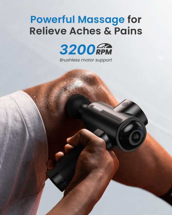 6893667d8bfdff4d45254b8032072448c3679d7a57ab6ad19ae48.jpg RENPHO Thermacool Massage Gun Deep Tissue with Heat and Cold Head, Handheld Muscle Massager with Carry Case, Percussion Body Muscle Masajeador for Men Women Athletes, Active