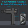 689366ea1b4fa5215dc744d3061587c5578449e473b74ca3e576e.jpg YANRAN Deep Tissue Massage Gun Portable, Percussion Massage Gun with 7 Levels & 6 Massage Heads, Electric Massager for Muscles Pain Relief, Gifts for Men Women Athletes for Sports and Relaxation