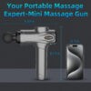 689366f1ce3d1c8ba329c21bff5bd63fb97c02b9a3fc18f7d6a3a.jpg YANRAN Deep Tissue Massage Gun Portable, Percussion Massage Gun with 7 Levels & 6 Massage Heads, Electric Massager for Muscles Pain Relief, Gifts for Men Women Athletes for Sports and Relaxation