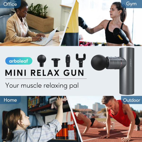 689367505478fff05dff44636e8c74874db9c5422dc747b5c42f8.jpg arboleaf Thermacool Massage Gun Deep Tissue with Heat and Cold Head, Full-Metal Electric Portable Hand Held Massager Gun for Back, Body Sore Muscles, Pain Relief