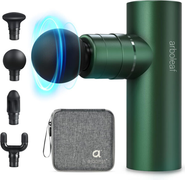 689367533a48578ad9cbd7a6a8f9c830d8fc2548e246d5580fd81.jpg arboleaf Thermacool Massage Gun Deep Tissue with Heat and Cold Head, Full-Metal Electric Portable Hand Held Massager Gun for Back, Body Sore Muscles, Pain Relief