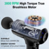 68936855c81874ce637436a2b42742d7db471ef0f8c0aa1f78899.jpg cotsoco Massage Gun Deep Tissue,Portable Percussion Muscle Massager for Whole Body Back Pain Relief,Electric Handheld Sport Massager with 5 Massage Heads 5 Speed