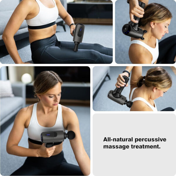 6893685808955593310ef9a931697ef105e963ac4e1d1f484b3ec.jpg cotsoco Massage Gun Deep Tissue,Portable Percussion Muscle Massager for Whole Body Back Pain Relief,Electric Handheld Sport Massager with 5 Massage Heads 5 Speed