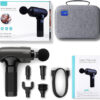 6893685a7064927455f09f40662c64840448aa78937f5064dea01.jpg cotsoco Massage Gun Deep Tissue,Portable Percussion Muscle Massager for Whole Body Back Pain Relief,Electric Handheld Sport Massager with 5 Massage Heads 5 Speed