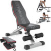 68936a2710da2e345231b362b778f131ca58e07a0634bd46cb6ad.jpg Yoleo Adjustable Weight Bench for Full Body Workout Foldable Bench Press Bench of Home Gym Strength Training Incline Decline Flat Utility Workout Bench with Quick Folding& Fast Adjustment (Black)