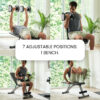 68936b2fce2cd9040a83a16c8c33ae8f8afcca92525064e0b77d7.jpg Finer Form 5-in-1 Weight Bench, Adjustable & Foldable for Bench Press, Strength Training and Full Body Workout. Perfect for Dumbbell Sets or an Adjustable Dumbbell Set in Your Home Gym.