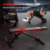 68936b55be7dedfc4a4cef0fe5a898f61abb30e92d8afa7908a0b.jpg FLYBIRD Adjustable Weight Bench Fits up to 6'5'', 750LBS Capacity for Full Body Workout, 27LBS Sturdy Foldable Bench Press for Home Gym, 5X Stable Lifting Bench Incline Decline Flat Dumbbell Exercise