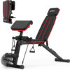 68936d39870eccc1b386f34c1c408f6854b214f0410ffeaeb44bb.jpg JOROTO Adjustable Weight Bench Foldable Workout Bench with Leg Extension and Preacher Curl Incline Decline Exercise Bench Press 772LBS Load Strength Training Benches for Home Gym Full Body Workout