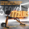 68936d3bbf2de16ec2b0d2df05f14777413337ce97aeb9db430f8.jpg JOROTO Adjustable Weight Bench Foldable Workout Bench with Leg Extension and Preacher Curl Incline Decline Exercise Bench Press 772LBS Load Strength Training Benches for Home Gym Full Body Workout