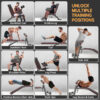 68936d3e29c81bf9be7b6abdab72faaa0cd393eb650b1723558a6.jpg JOROTO Adjustable Weight Bench Foldable Workout Bench with Leg Extension and Preacher Curl Incline Decline Exercise Bench Press 772LBS Load Strength Training Benches for Home Gym Full Body Workout