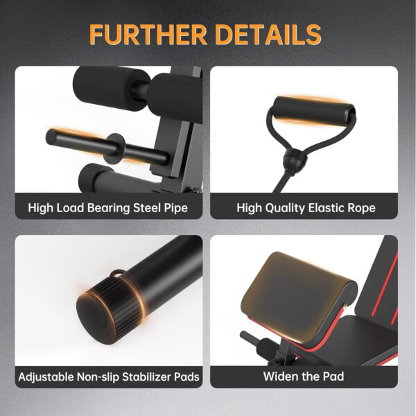 68936d409ea74a73ca117fe7d887f6e44969e49e778e74d5aca79.jpg JOROTO Adjustable Weight Bench Foldable Workout Bench with Leg Extension and Preacher Curl Incline Decline Exercise Bench Press 772LBS Load Strength Training Benches for Home Gym Full Body Workout