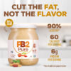 PB2 Pure Peanut Butter Powder - [2 lb/32 oz Jar] - No Added Sugar, No Added Salt, No Added Preservatives - 100% All Natural Roasted Peanuts - 6g of Plant-Based Protein