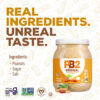 PB2 Pure Peanut Butter Powder - [2 lb/32 oz Jar] - No Added Sugar, No Added Salt, No Added Preservatives - 100% All Natural Roasted Peanuts - 6g of Plant-Based Protein