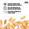 Organic Powdered Peanut Butter from US Farms – Bulk, Only 1 Ingredient - Roasted Peanuts, Vegan, No Additives, Preservative Free, No Salt, No Sugar - 45 Servings - NAKED PB