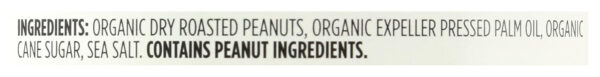 365 by Whole Foods Market, Organic Unsweetened Peanut Butter, 16 Ounce