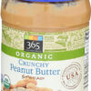 365 by Whole Foods Market, Organic Unsweetened Peanut Butter, 16 Ounce