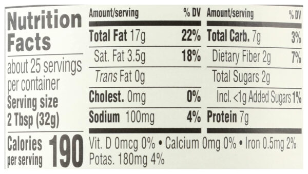 365 by Whole Foods Market, Organic Unsweetened Peanut Butter, 16 Ounce