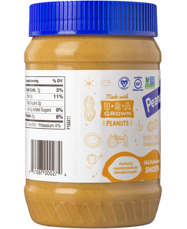 Peanut Butter & Co. Old Fashioned Crunchy Peanut Butter, Non-GMO, Gluten Free, Vegan, No Sugar Added, 16 Ounce (Pack of 1)