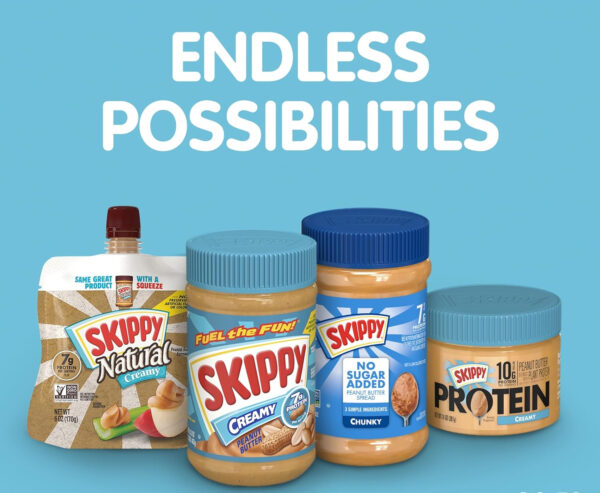 68937365bd2dbdaf876ea6422410d54478de7153278f1f91f17f7.jpg SKIPPY Natural Creamy Peanut Butter, 7 g Protein Per Serving, 40 Ounce