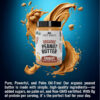 Just About Foods Organic & Keto Peanut Butter Crunchy 1 lb Gluten-Free, No Sugar Added, Palm Oil Free Single Ingredient, Unsweetened Peanut Spread