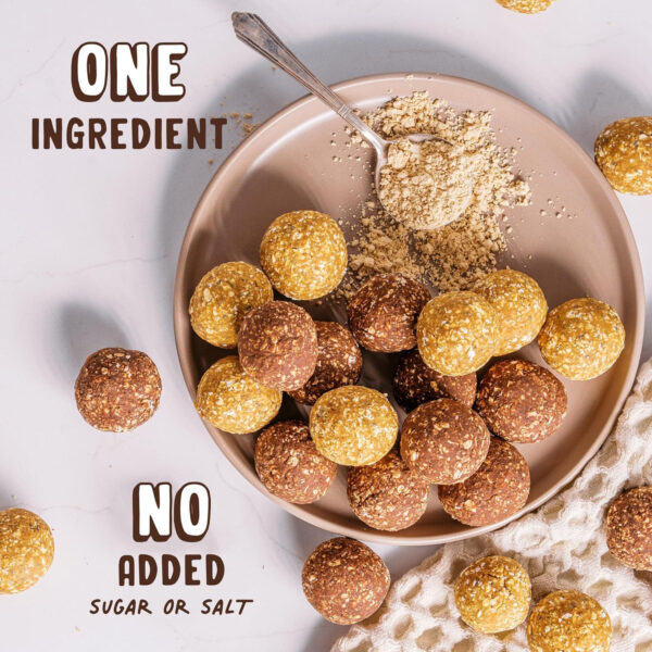 PBfit 24 Ounce Simply Peanut Powdered Peanut Powder, No Added Sugar or Salt, Non-GMO, Plant-Based, Gluten-Free Protein Powder, 9g of Protein 9% DV