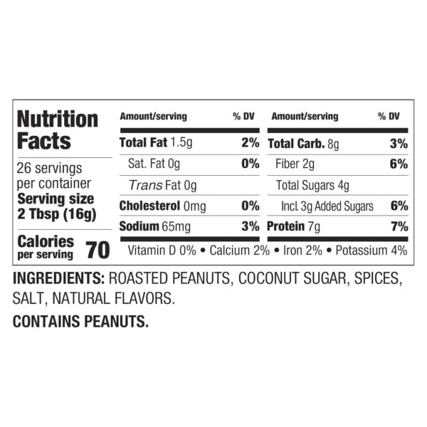 PBfit 24 Ounce Simply Peanut Powdered Peanut Powder, No Added Sugar or Salt, Non-GMO, Plant-Based, Gluten-Free Protein Powder, 9g of Protein 9% DV