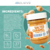 3Believe - Healthy Nut Creamy Peanut Butter - Low Carb, High Protein, Fat-Free, Double Roasted, Ideal for Spreading, Smoothies & Snacking - 12 oz