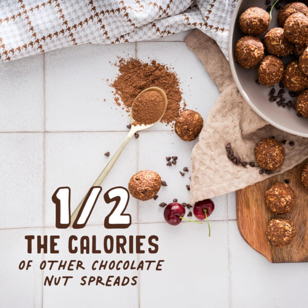 68937449f3a411c82e7ebb8c12590183c251cb750b54deebe0f5c.jpg PBfit 30 Ounce Peanut Butter Powder Chocolate Flavor, Cocoa Powdered Peanut Butter Spread From Real Roasted Peanuts and Cocoa, 6g of Protein 7% DV, Gluten-Free, 70 calories, 88% less fat (Pack of 1)