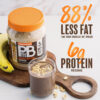 68937451a248715d1825d287ec3d71db301e3b9f1715b6cdbd36f.jpg PBfit 30 Ounce Peanut Butter Powder Chocolate Flavor, Cocoa Powdered Peanut Butter Spread From Real Roasted Peanuts and Cocoa, 6g of Protein 7% DV, Gluten-Free, 70 calories, 88% less fat (Pack of 1)