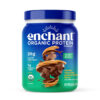 689374a55c3c530878adc7f4c88b6b261afd52408d4d5a9638b02.jpg Enchant Organic Protein Powder, Double Chocolate Peanut Butter flavor – 20g Plant Protein sourced from North American Farms, 5g Prebiotic + fiber, USDA Organic, Non-GMO, Plant-based, Non-Dairy, Vegan, 0.91 lb