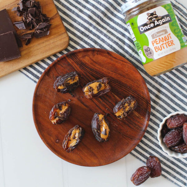689374bfe6777c61f7655a46eb60317e1d8b4f3dcbd9317873229.jpg Once Again Organic Creamy Peanut Butter, 16oz - Salt Free, Unsweetened - USDA Organic, Gluten Free Certified, Vegan, Kosher - Glass Jar