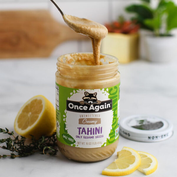 689374c40e4765d5a6daab3012390819fa99a7f161670107ee2e5.jpg Once Again Organic Creamy Peanut Butter, 16oz - Salt Free, Unsweetened - USDA Organic, Gluten Free Certified, Vegan, Kosher - Glass Jar