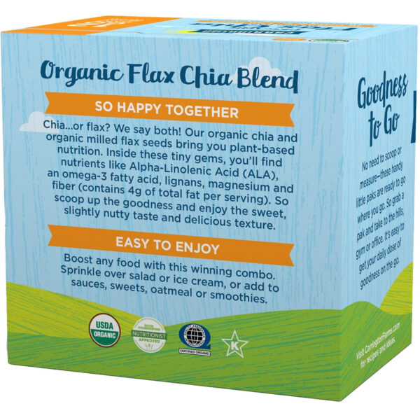 Carrington Farms Flax Chia Blend, Gluten Free, USDA Organic, 12 Ounce