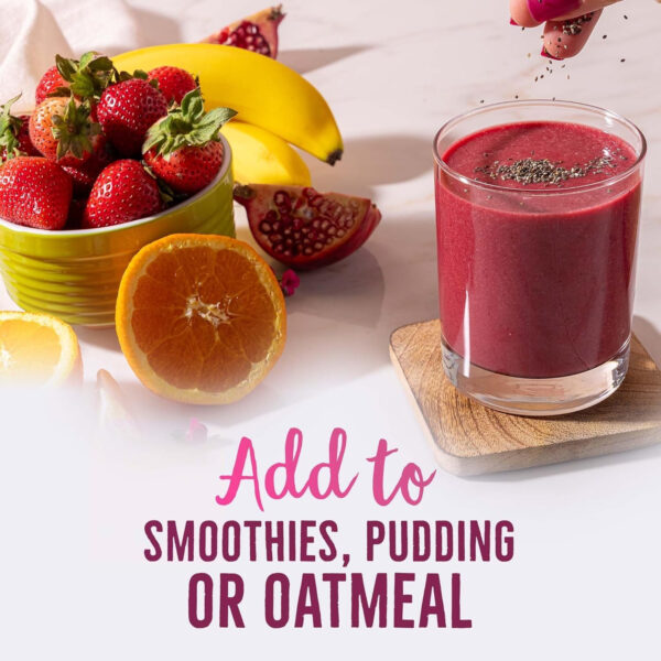 BetterBody Foods Organic Chia Seeds 2 lbs, 32 Oz, with Omega-3, Non-GMO, Gluten Free, Keto Diet Friendly, Vegan, Good Source of Fiber