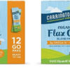 689379488c3400b834627d77aac11679dc137dfda75013cc9ebaf.jpg Carrington Farms Organic Flax Chia Packs, 0.4 Ounce (Pack of 12), Gluten-Free, Ready-to-Eat, Omega-3 & Fiber Rich, Non-GMO, Perfect for Smoothies, Oatmeal, Salads, High in Protein