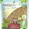 Food to Live Organic Omega Power Flax and Chia Seeds Blend, 2 Pounds Cold-Milled from Whole Seeds, Non-GMO, Vegan, Kosher, Bulk. Rich in Omega 3 Fatty Acids. Perfect for Smoothies and Shakes