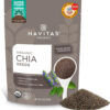 Navitas Organics Chia Seeds – For Chia Pudding, Smoothies, Baking, Salads & More – Omega 3, Fiber, Minerals - USDA Organic, Non GMO, Kosher, Gluten Free, Keto (8oz. Bag, 8 Servings)
