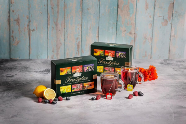 Ahmad Tea Natural Benefit Functional Tea Selection Pack | Green teas, Fruit & Herbal Infusions | Perfect herbal tea gift - 60 Teabag Sachets | 6 blends