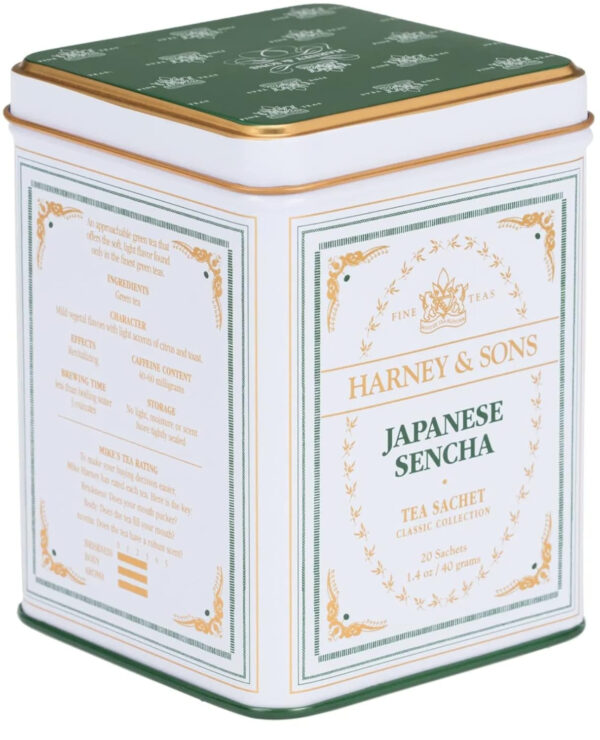 6893814f8b7bdabc9e879428909fc241ad1b9074875ade9dcf3d1.jpg Harney & Sons Japanese Sencha Green Tea, 20 Sachets | Classic Collection