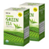 Fusion Select 200 Counts Organic Green Tea - Fresh Herbal Drink with Mild & Bright Flavor - Easy to Brew - Relaxing Tea Beverages with Antioxidant Support - Individually Wrapped Tea Bags