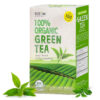 Fusion Select 200 Counts Organic Green Tea - Fresh Herbal Drink with Mild & Bright Flavor - Easy to Brew - Relaxing Tea Beverages with Antioxidant Support - Individually Wrapped Tea Bags