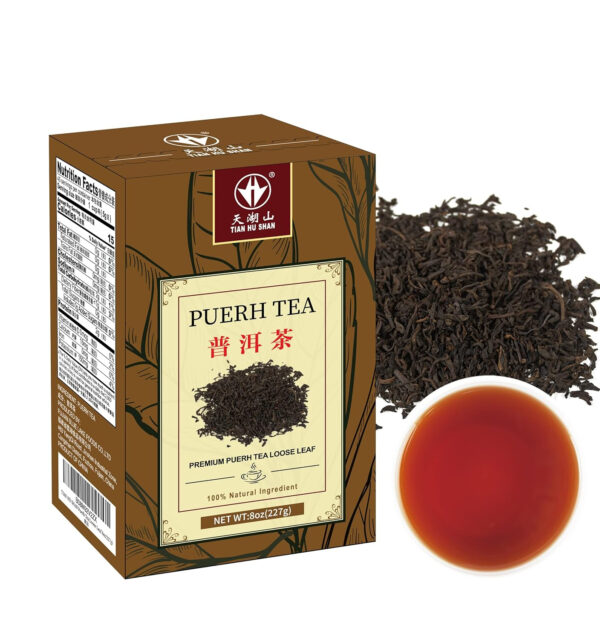 689381c2372c64e9e74f92b4e9f3c0739352a6c318a2680797083.jpg TIAN HU SHAN Sencha Green Tea Loose Leaf, Japanese green tea, 4 Ounce (Pack of 1)