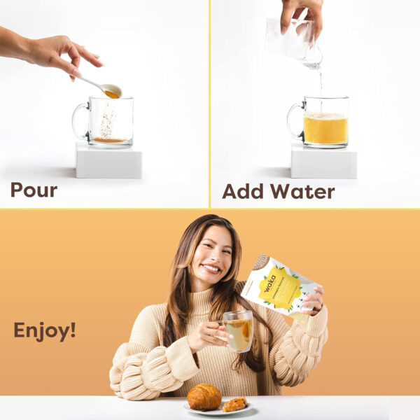 68938270efb0d8e222369b2925870f402626d1e548cb83cda5ed4.jpg Waka Instant Green Tea Mix, Classic - 100% Tea Leaves, No Additives, Unsweetened Tea Powder for 50 Quarts or 200 Cups – Easy Quick Hot and Iced Teas (4.5oz)