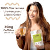 68938280ecd156a4333931ef4b0ea479e8892844420f2ae2e5ec1.jpg Waka Instant Green Tea Mix, Classic - 100% Tea Leaves, No Additives, Unsweetened Tea Powder for 50 Quarts or 200 Cups – Easy Quick Hot and Iced Teas (4.5oz)