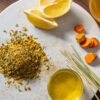 689382bc849897b92ddeabd0f4e8a1d9492a512ff3314fb10cf97.jpg Rishi Tea Turmeric Ginger Herbal Tea - Organic Sachet Bags, Caffeine Free Ayurvedic Digestive Blend with Spicy Ginger & Citrus - 15 Count (Pack of 1)