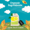 Clipper Tea Green Tea & Lemon Teabags – USDA Organic, Great Hot or Iced – Bright, Zippy, Natural, Fair & Delicious – 50 Tea Bags