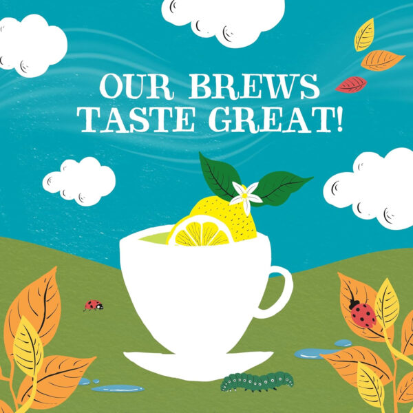 Clipper Tea Green Tea & Lemon Teabags – USDA Organic, Great Hot or Iced – Bright, Zippy, Natural, Fair & Delicious – 50 Tea Bags