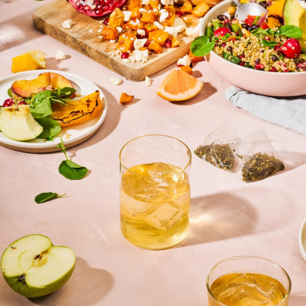 Teatulia Organic Jasmine Green Tea Bags (50 Pyramid Sachet Teabags) Whole Leaf Natural Green Tea Infused With Jasmine Flower In Bags. Premium 100% Compostable and Sustainably Grown In Bangladesh