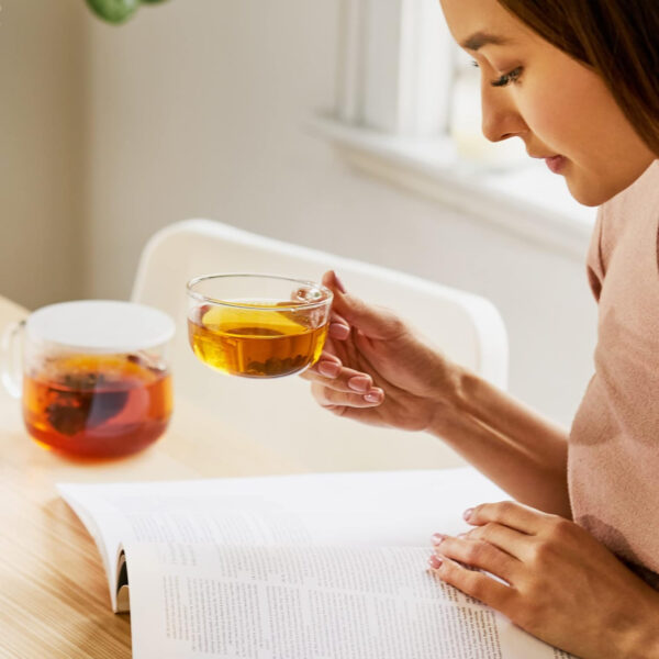 Teatulia Organic Jasmine Green Tea Bags (50 Pyramid Sachet Teabags) Whole Leaf Natural Green Tea Infused With Jasmine Flower In Bags. Premium 100% Compostable and Sustainably Grown In Bangladesh